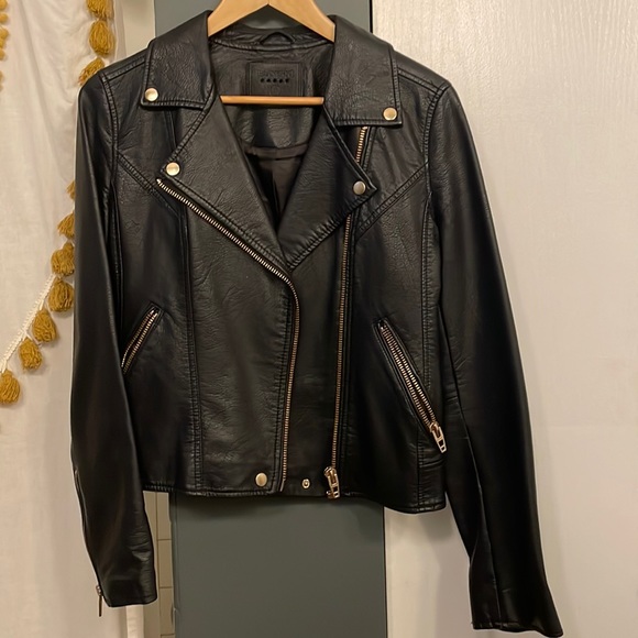 Blank NYC Jackets & Coats Blanknyc Black Faux Leather Jacket With